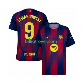 Billige Fotballdrakter FC Barcelona Robert Lewandowski 9 Hjemmedraktsett 2025/26 Kortermet